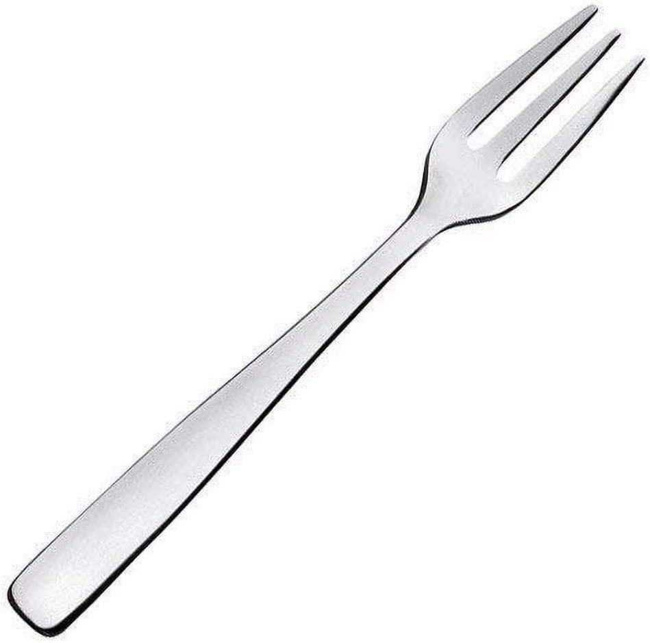 A di Alessi Knifeforkspoon Pastry Fork, Polished, Set of 6, (AJM22/16)