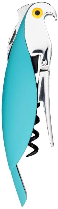 A di Alessi Parrot Corkscrew, Blue, (AAM32 AZ)