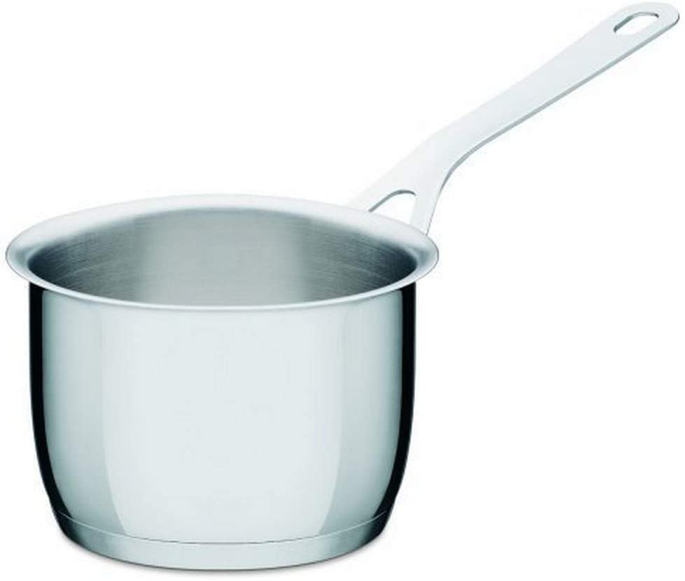 A di Alessi Pots&Pans Saucepan, Stainless Steel, 14 cm (AJM105/14)