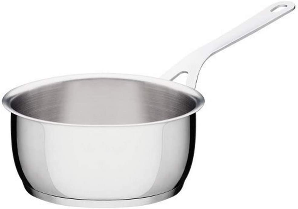 A di Alessi Pots&Pans Saucepan, Stainless Steel, 18 cm (AJM105/18)