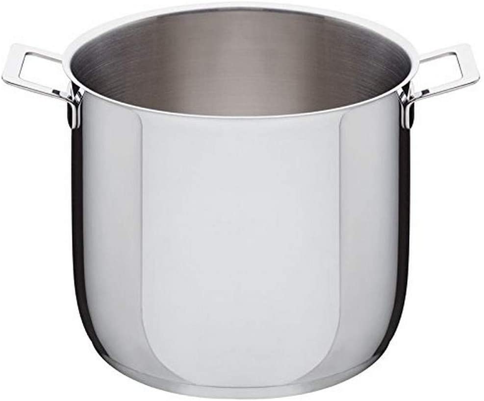 A di Alessi Pots&Pans Stockpot, Stainless Steel, 24 cm (AJM100/24)
