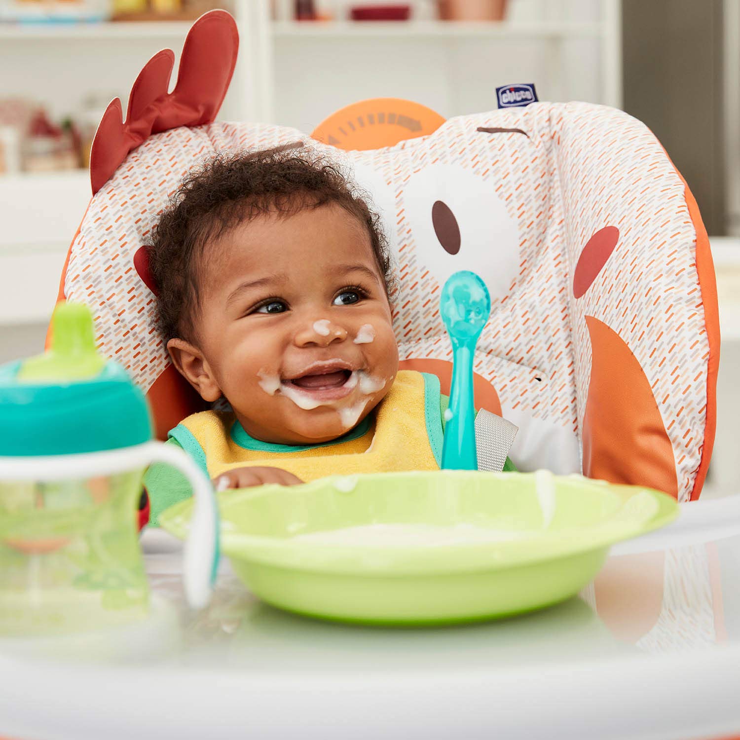 Chicco Polly2Start Baby High Chair from Birth to 3 Years (15 kg), Adjustabl