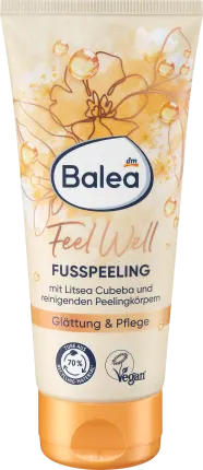 Balea Foot cream peeling Feel Well Litsea Cubeba, 100 ml