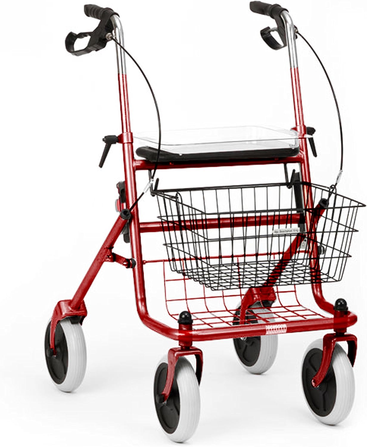 RUSSKA Roller with Basket and Tray Red