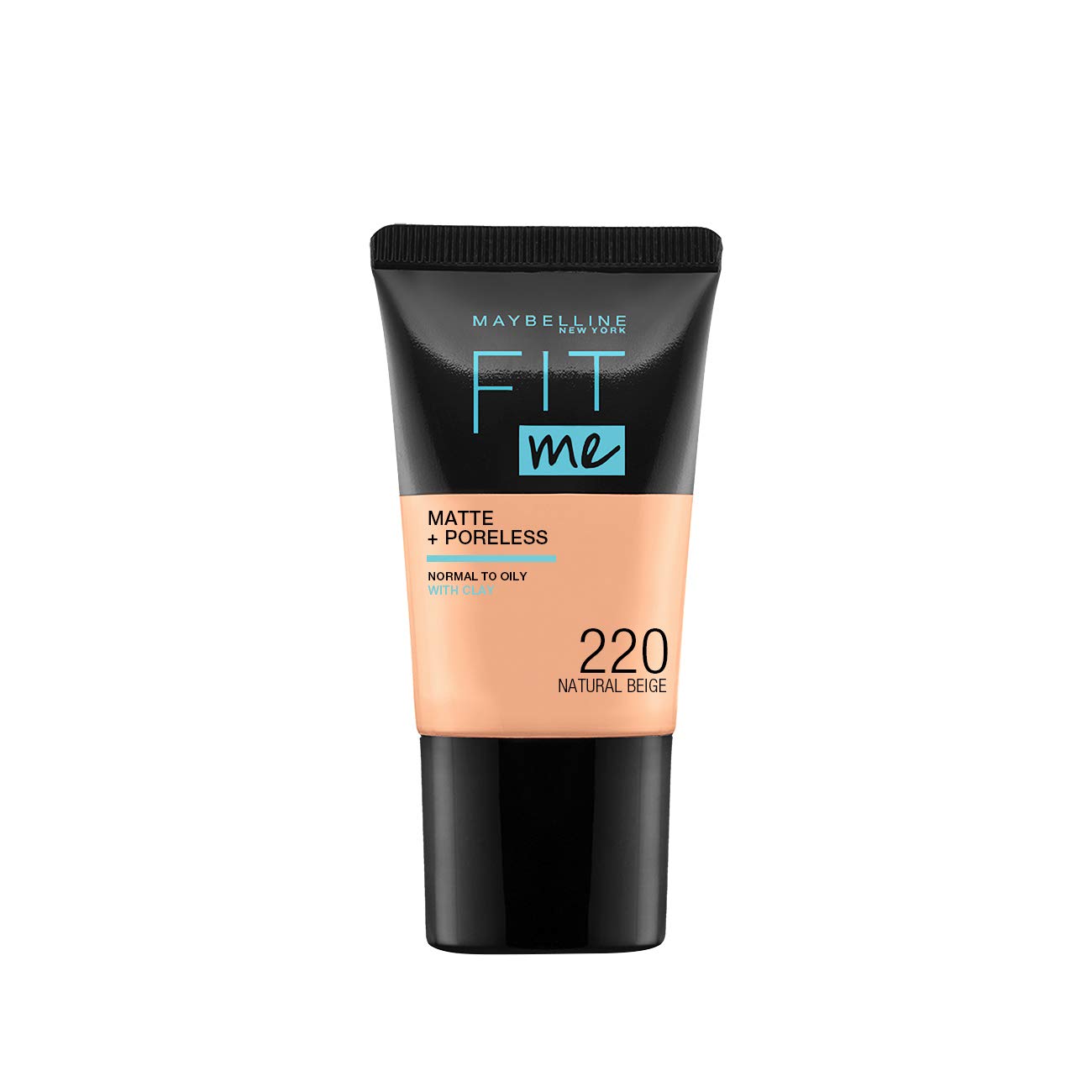 Maybelline Fit Me Matte + Poreless Foundation - 220 Natural Beige - 18 ml