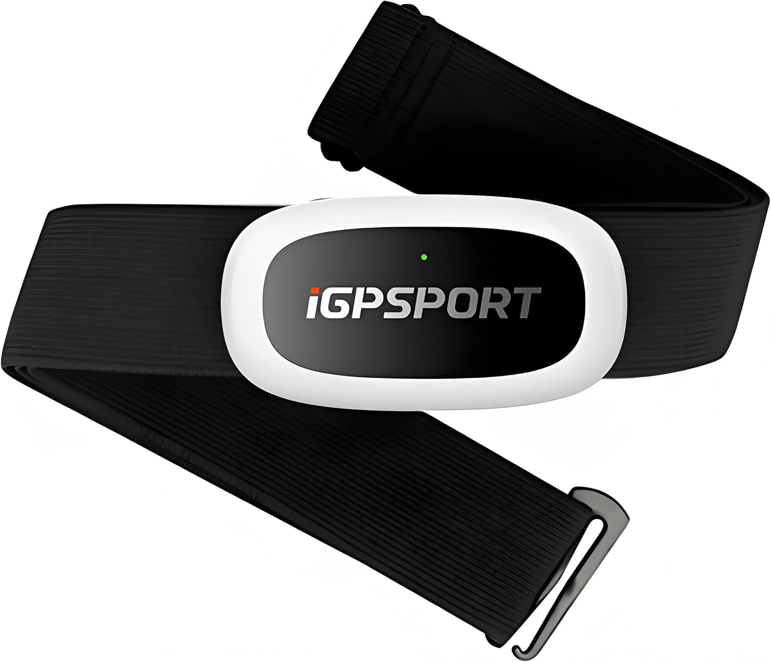 iGPSPORT Store iGPSPORT HR50 Heart Rate Monitor, Bluetooth & Ant+ with Chest Strap for Running, Cycling, Gym, Compatible with Garmin Polar Wahoo - Black