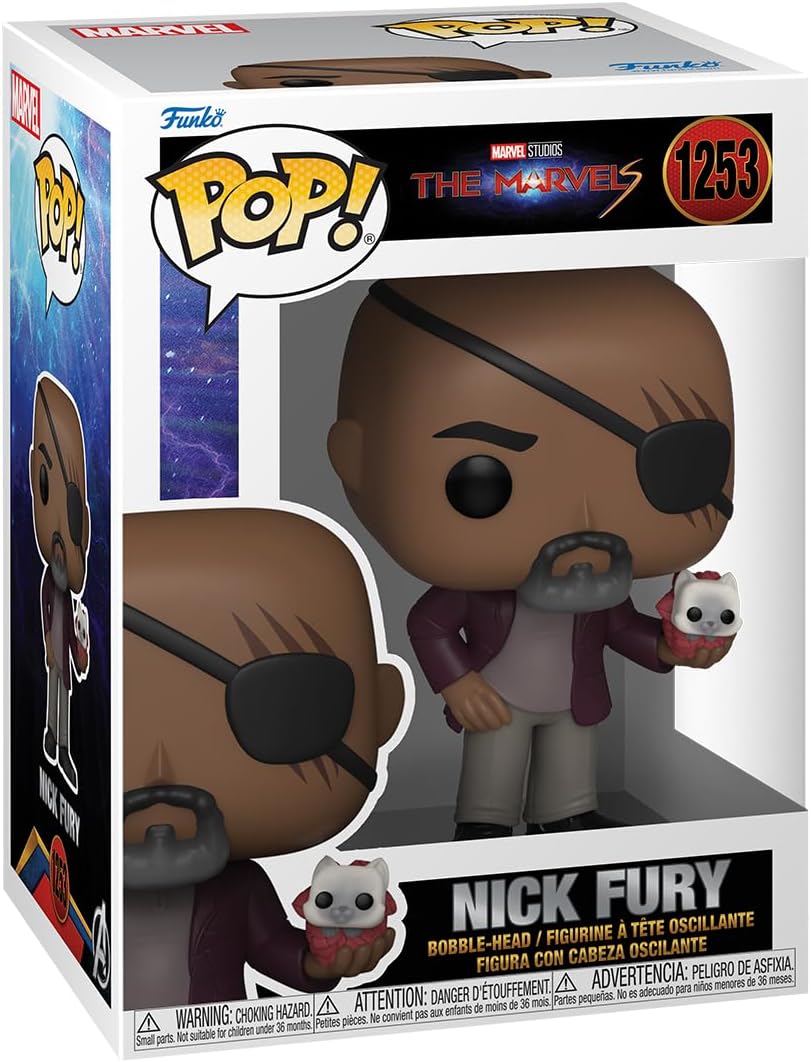 Funko Pop! Vinyl: The Marvels - Nick Fury - Vinyl Collectible Figure - Gift Idea - Official Merchandise - Toys For Children and Adults - Movies Fans - Model Figure For Collectors and Display