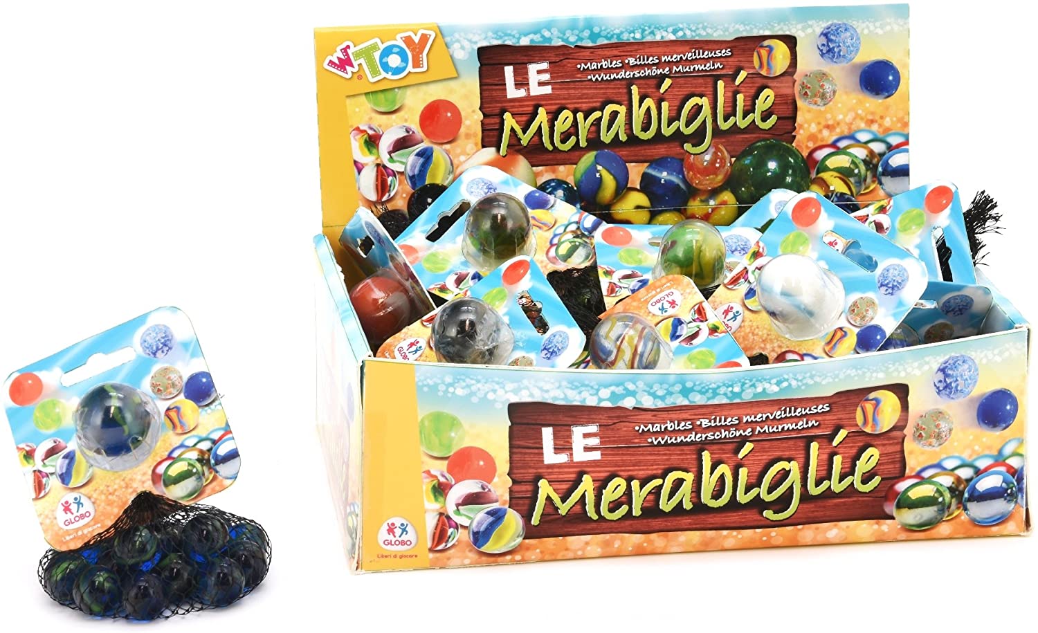 Globo Toys 76153 Summer Glass Marble