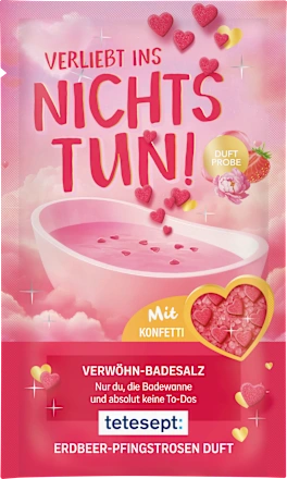 tetesept Bath salts "In love with doing NOTHING!", 50 g