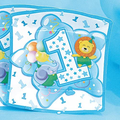 Givi Itali Square 19 Cm Age 1 Baby Boy Plates (Pack Of 10)