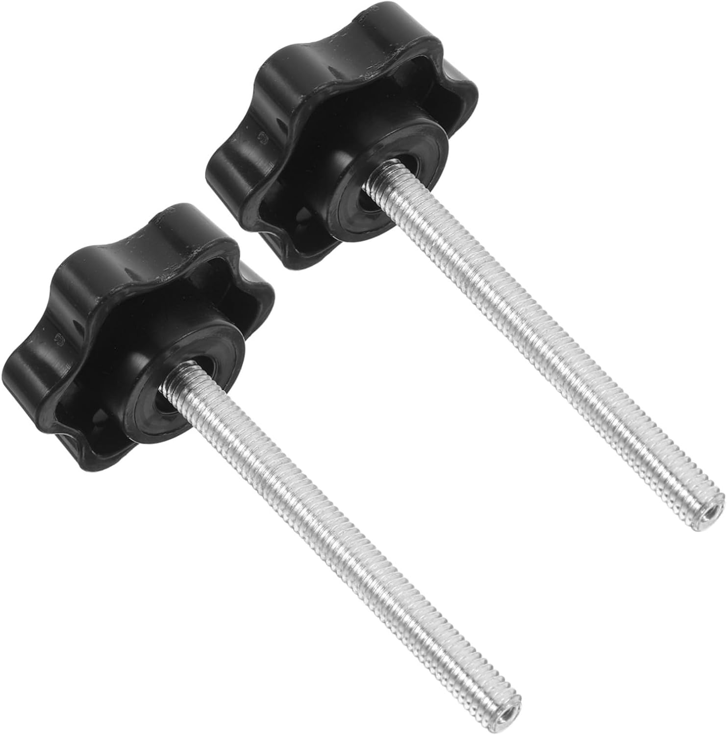 GANAZONO 1 Set Screw Knobs for Rollators Universal Replacement Parts Threaded Buttons with Rubber Base Accessories Wheel Runner Buttons for Optimal Handling