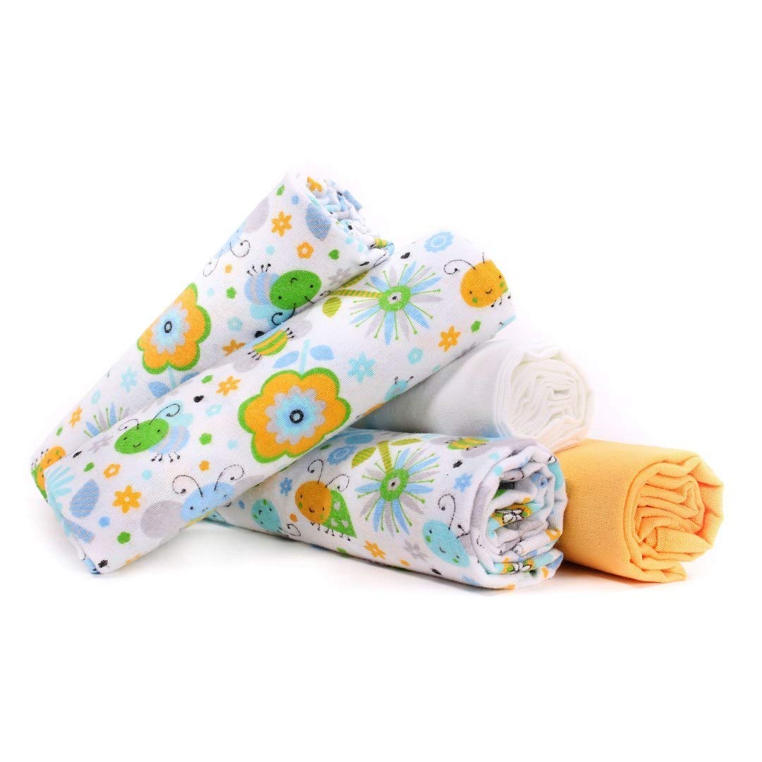 Lulando Cloth Nappies and Molton Cloths 70 x 80 cm – Pack of 5