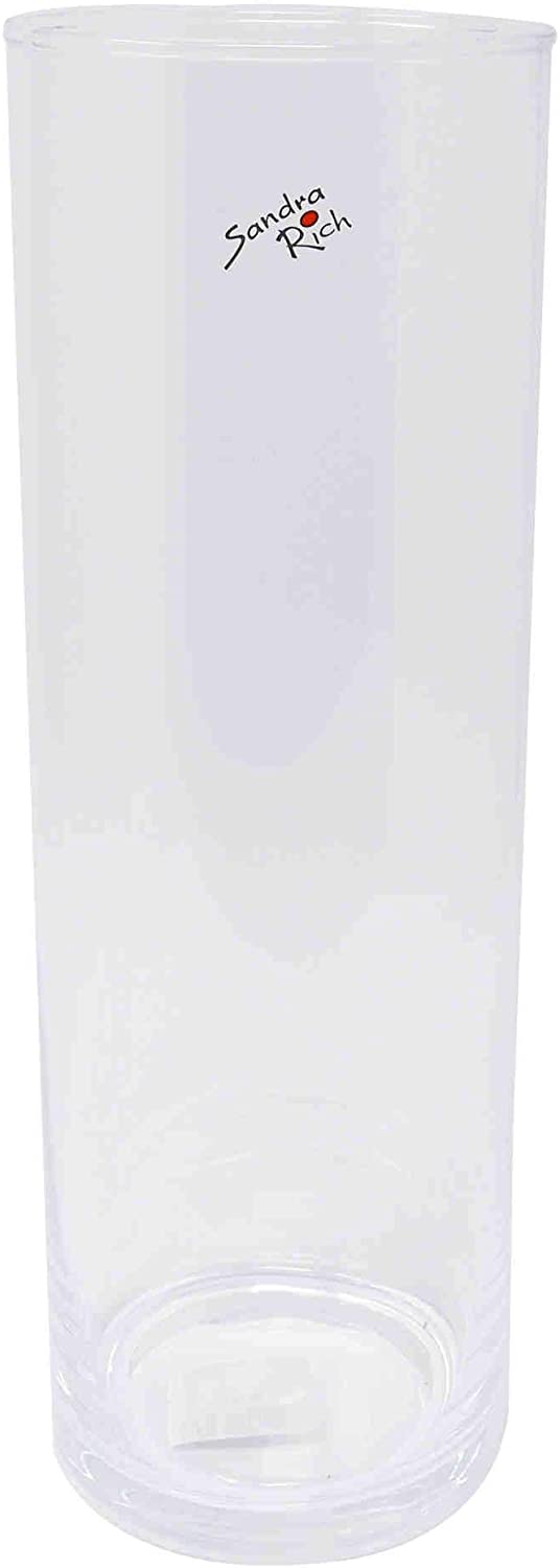 Sandra Rich glass vase CYLI cylinder 30cm