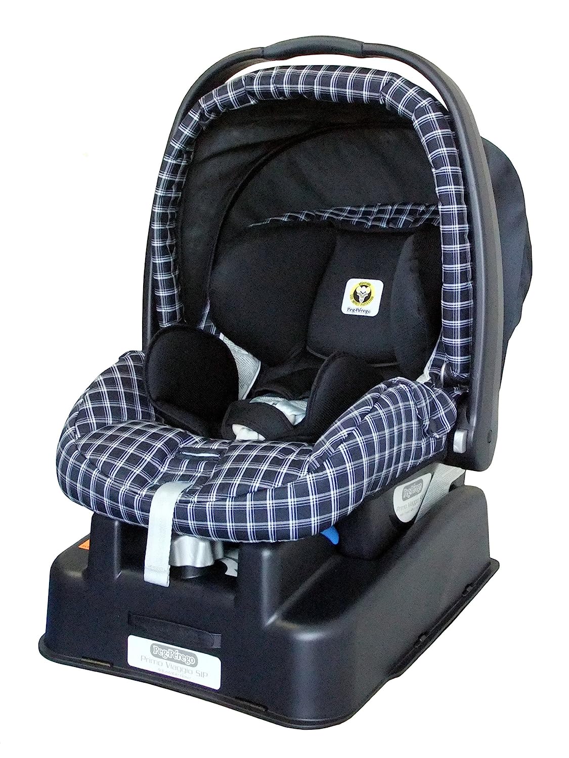 Peg Perego Primo Viaggio SIP Child\'s Car Seat with Height-Adjustable Base Newport Design