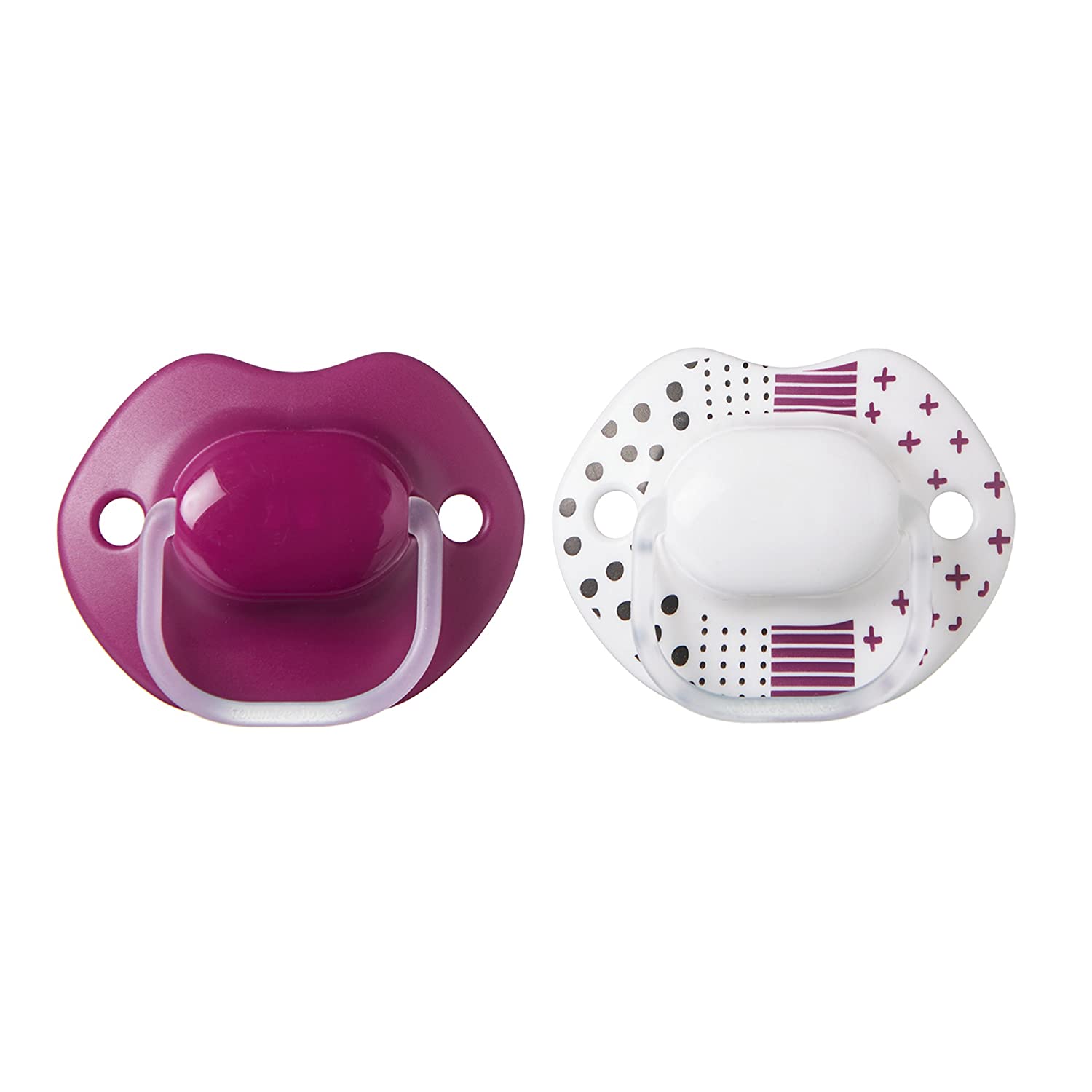Tommee Tippee Urban Style Number 43341960 2X Dummy Physil Ogical Silicone W, rosa