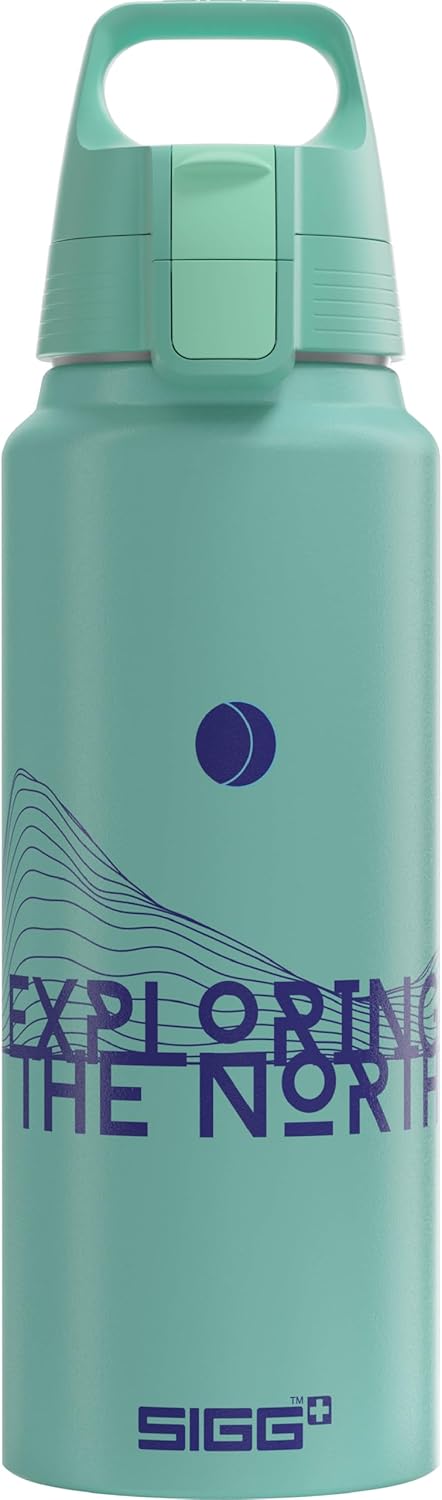 Sigg - Aluminum Water Bottle - WMB ONE - Made in Switzerland - ClimatePartner Certified - Suitable for Carbonated Drinks - Leakproof - Featherlight - BPA-free - Outdoor - 0.75L & 1L