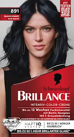 Schwarzkopf Brillance Hair color 891 Blue-Black, 1 pc.