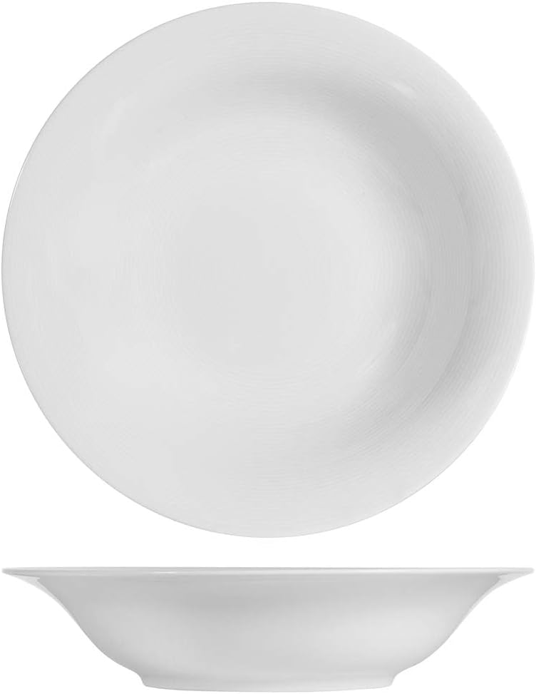 H&H 839504 Charm Set of 6 Soup Bowls Porcelain White 23 cm