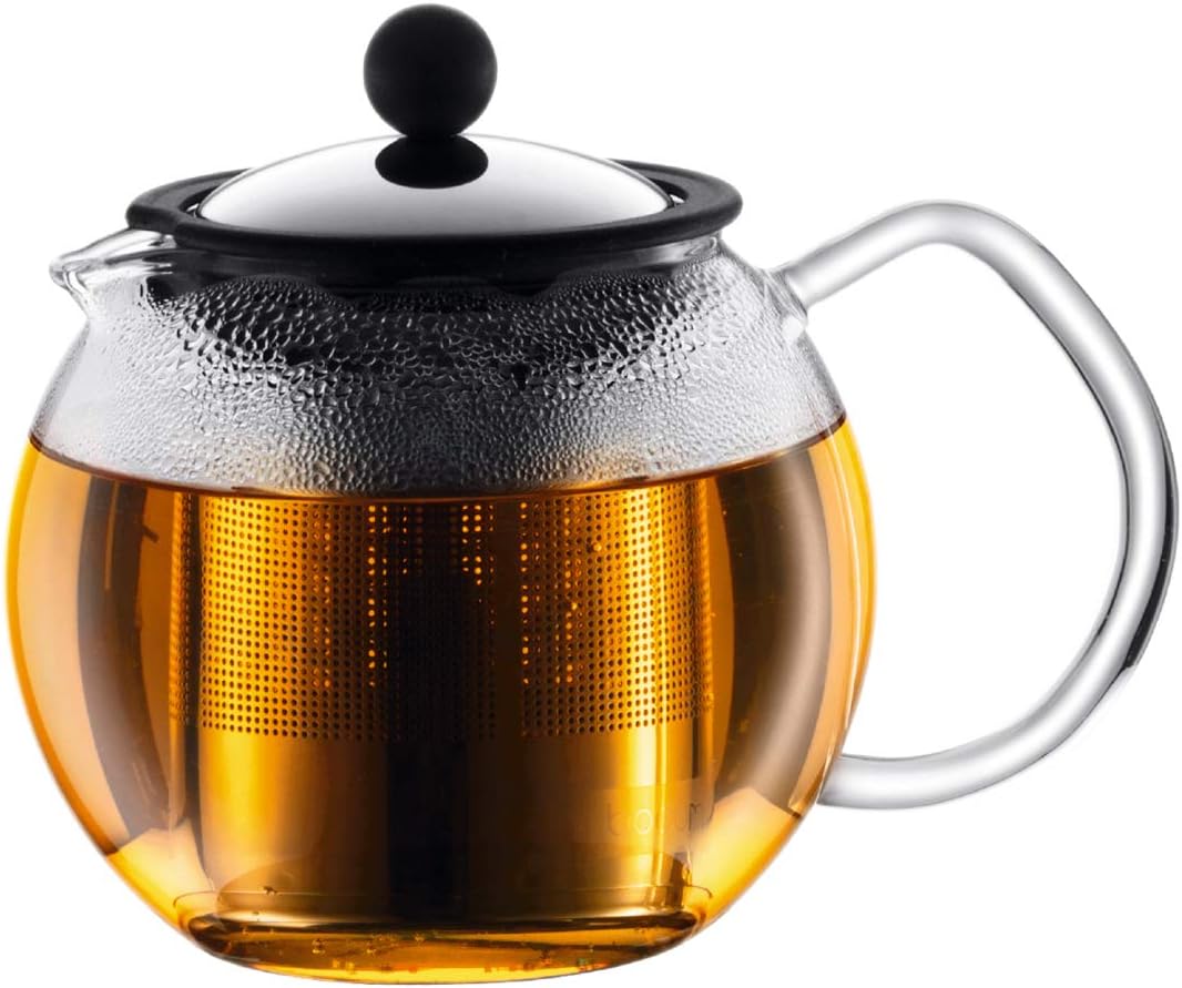 Bodum Assam Tea Maker (French Press System, Permanent Stainless Steel Filter)