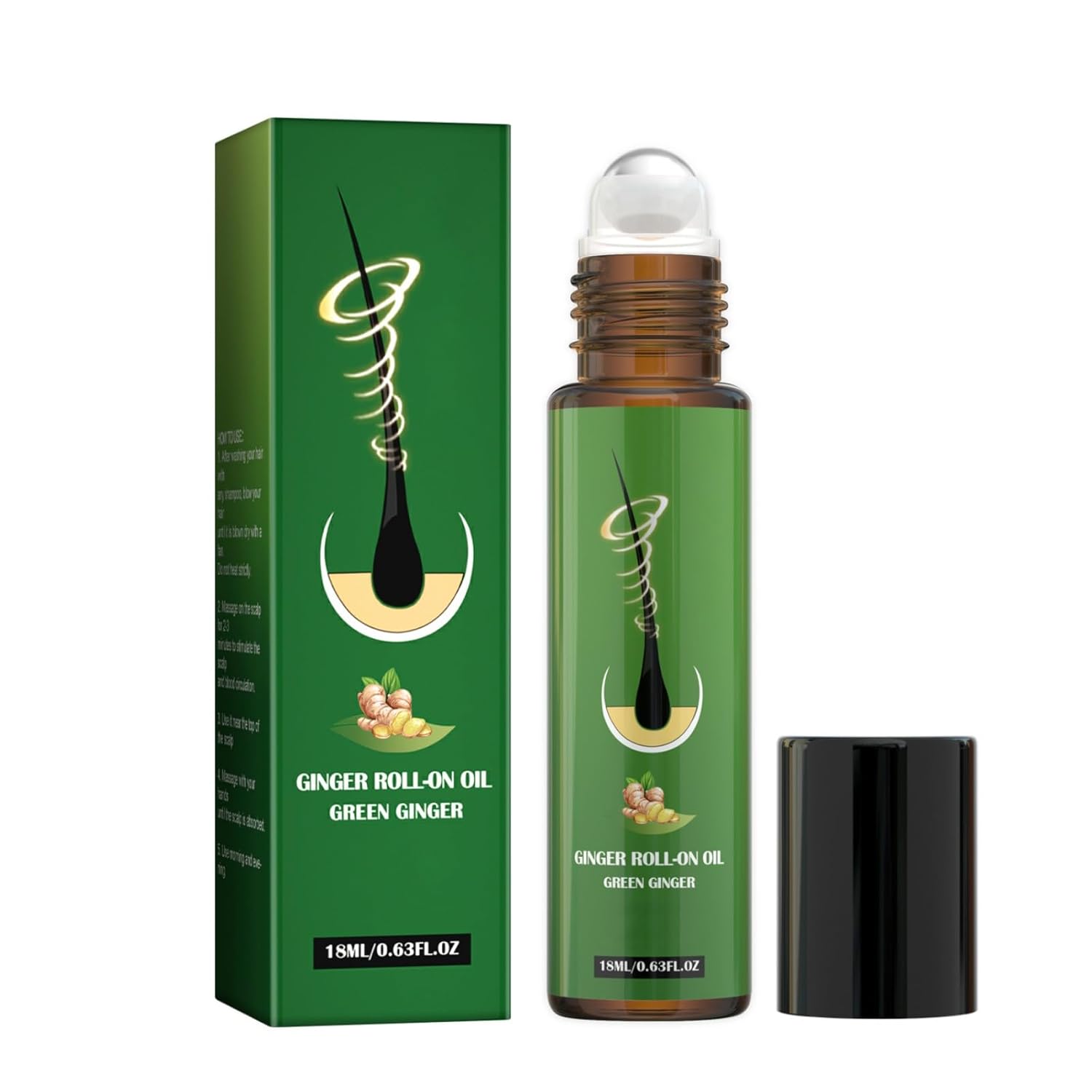 Hair Growth Serum with Ginger, Serum for Hair Growth, Very Fast Hair Growth Serum, Hair Growth Serum with Ginger, Hair Regrowth Serum with Ginger 18ml