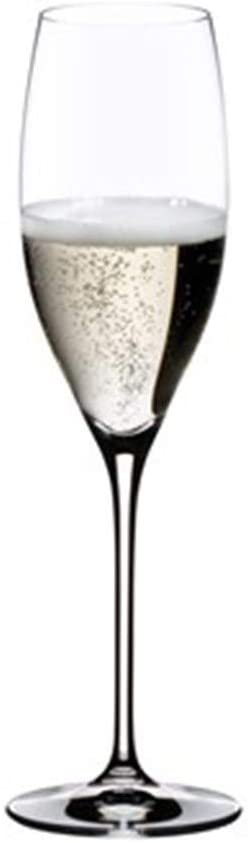 RIEDEL Champagne Glasses Set of 2 for Champanger and Prosecco 230ml Crystal Glass Vinum 6416/48