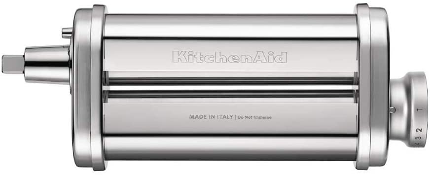 KitchenAid 5KSMPSA Pasta Roller Stainless Steel Only for KitchenAid Food Processors