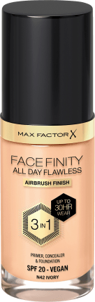 Max Factor Foundation Facefinity All Day Flawless LSF 20, 42 Ivory, 30 ml