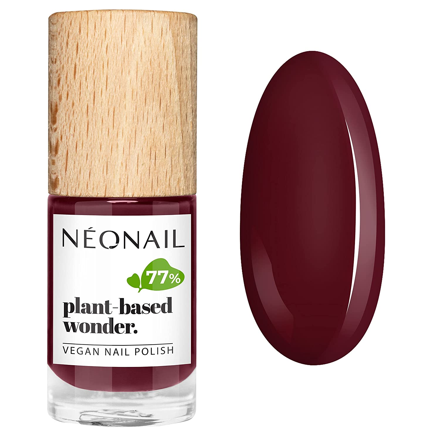 NEONAIL VEGAN Classic Nail Polish Red 7.2 ml Pure Maroon 8685-7, ‎pure