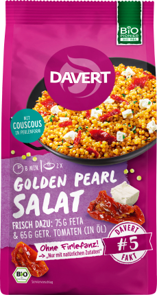 Davert Fertiggericht, Golden Pearl Couscous Salat, 170 g