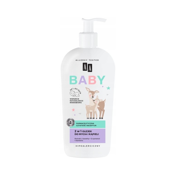 AA Baby 2in1 Washing and Bathing Oil 400 ml