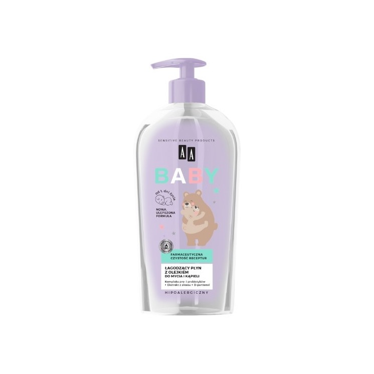 AA Baby Soothing Wash and Bath Oil 400 ml