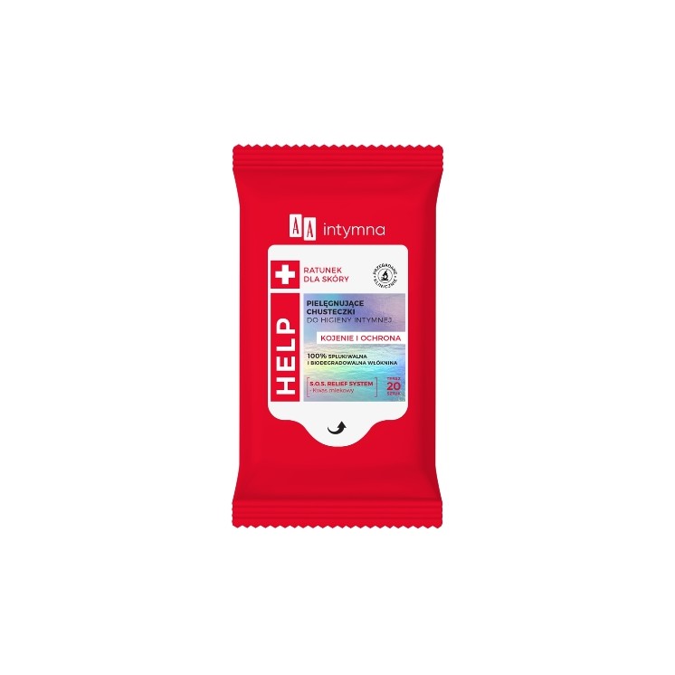 AA Help Intimate Care Wipes for Intimate Hygiene 20 pieces