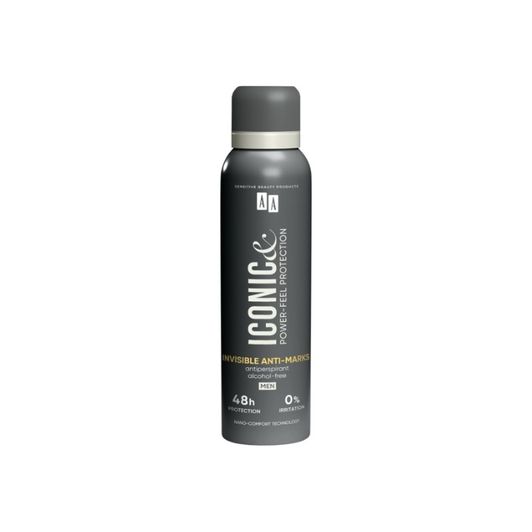 AA Iconic MEN Invisible Antiperspirant Spray for Men 150 ml