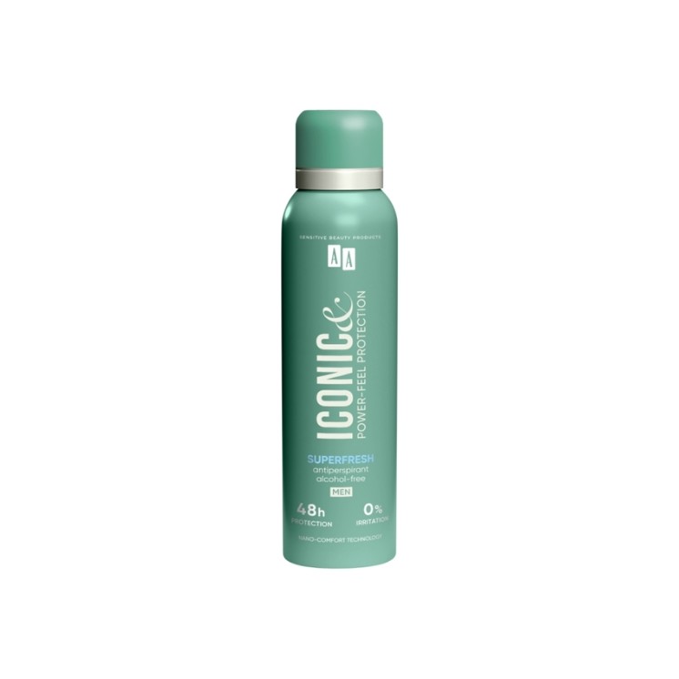 AA Iconic MEN Superfresh Antiperspirant Spray for Men 150 ml