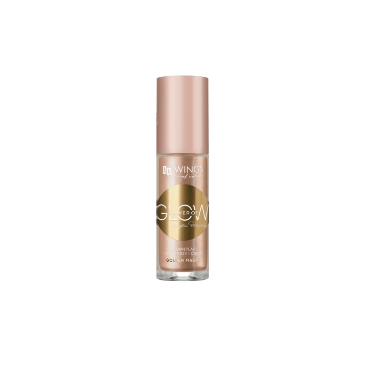 AA Wings of Color Power of Glow Liquid Face Illuminator Golden Magic 30 ml