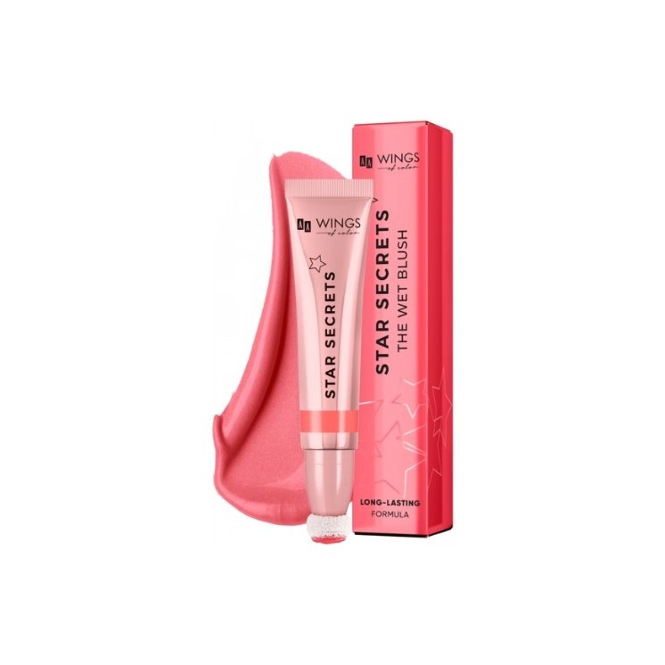 AA Wings of Color STAR SECRETS The Wet Blush Creamy Illuminating Blush /02/ Strawberry Pink 13 ml