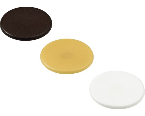 Hettich Cover cap for Rastex 12/15 mm white-brown-beige, 24 pieces