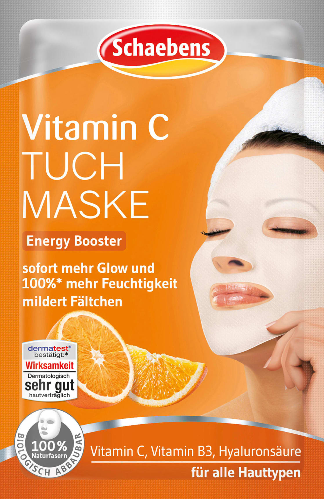 Schaebens Cloth Mask Vitamin C, 1 St