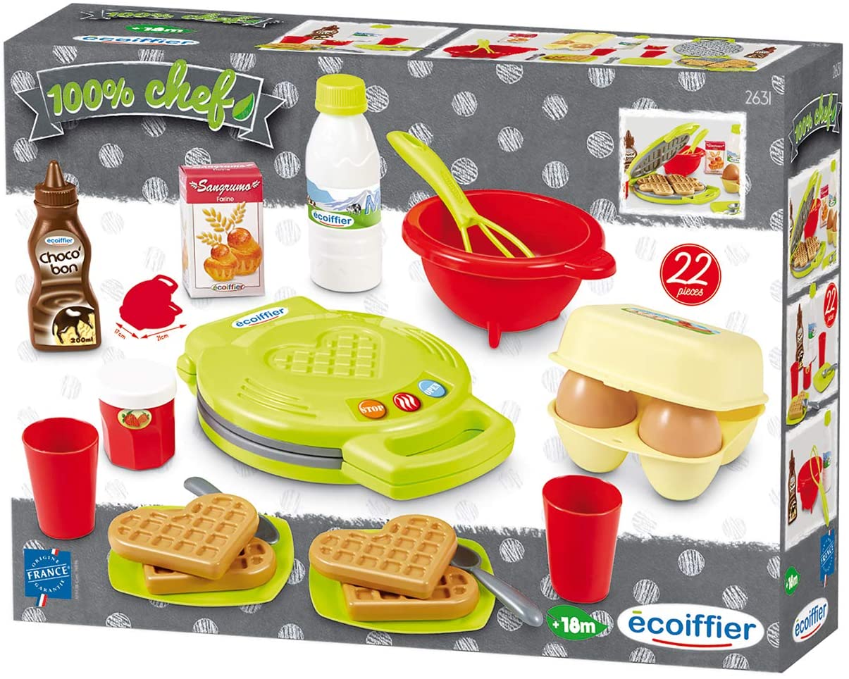 Ecoiffier 2631 – Baking Set With Waffle Iron