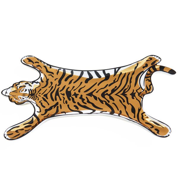 Tiger Black Gold storage tray by Jonathan Adler