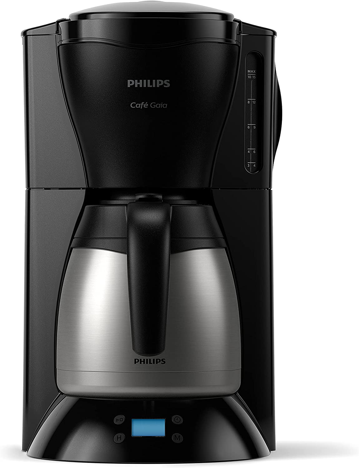 Philips Domestic Appliances Philips HD7549/20 Gaia Programmable Coffee Machine with Thermo Flask, Black