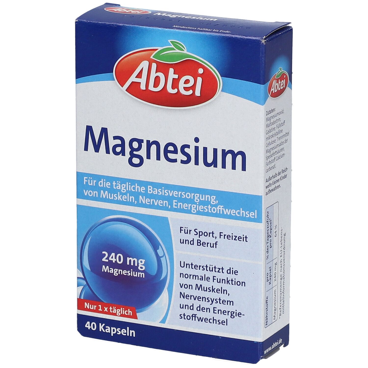 Abtei Magnesium 240 mg 40 St