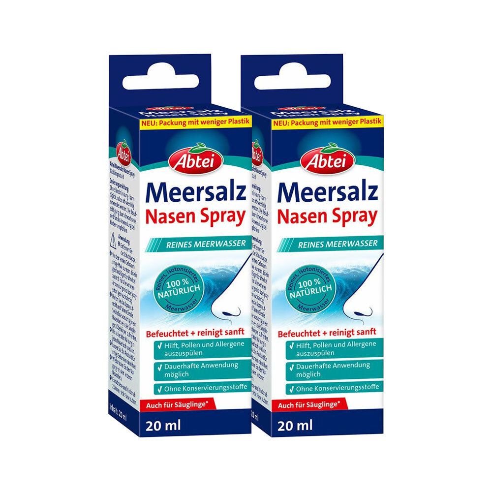 Abtei Meersalz Nasenspray 2x20 ml