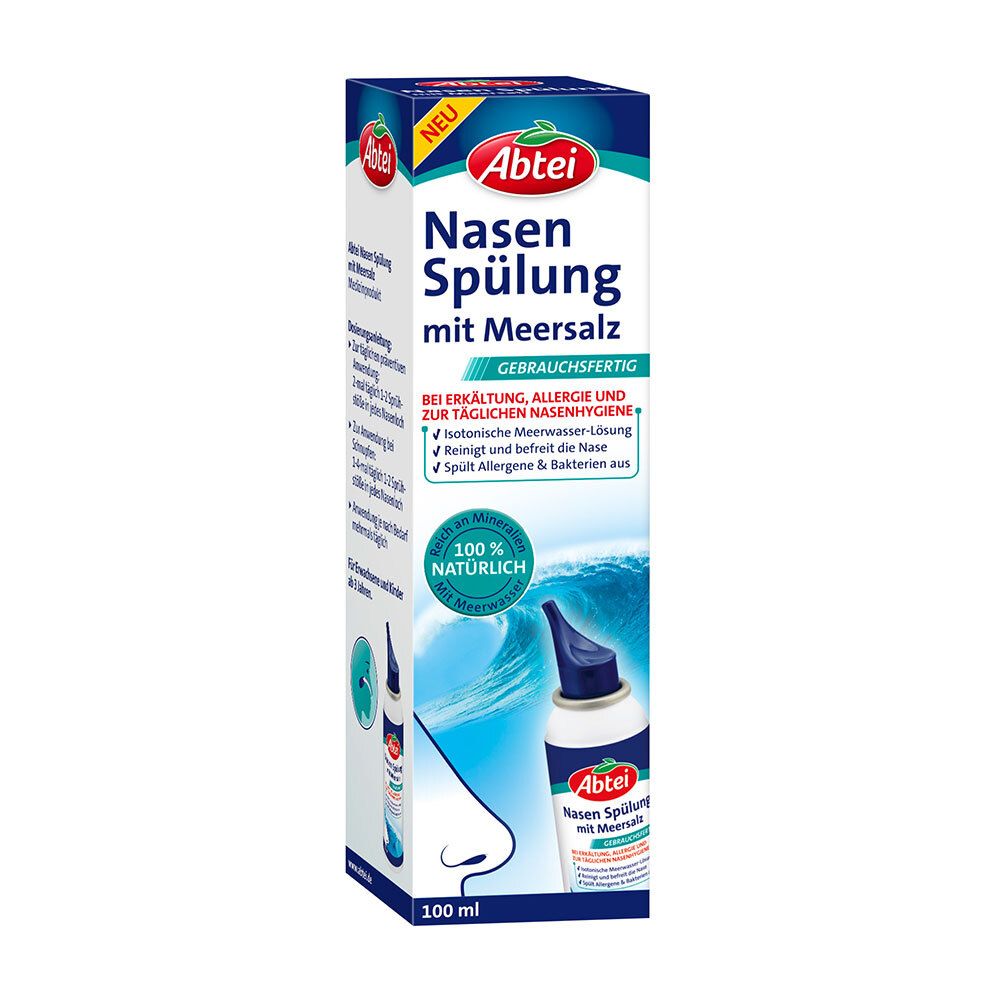 Abtei Nasen Spülung mit Meersalz 100 ml