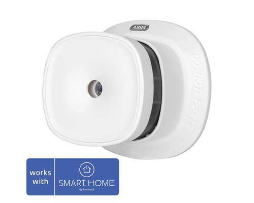 Abus smoke detector SHRM1000 white ØxH 60x49 mm - compatible with SMART HOME by hornbach