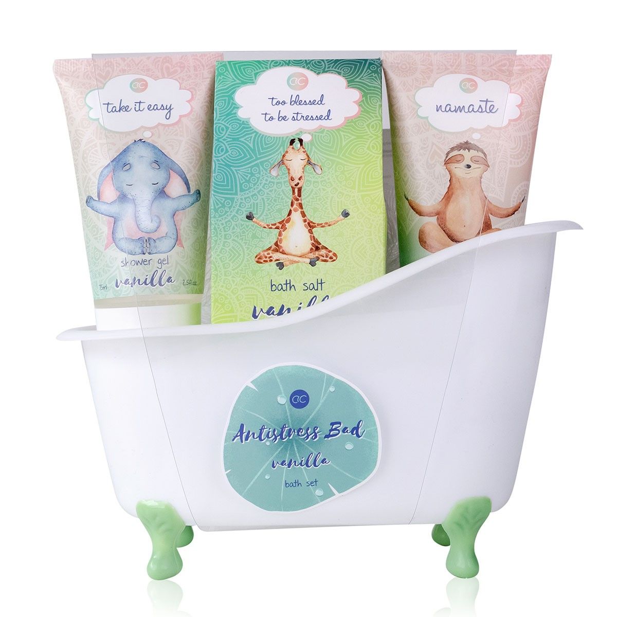 accentra Bath Set “Anti-Stress” Bathtub Gift Set, 1 St