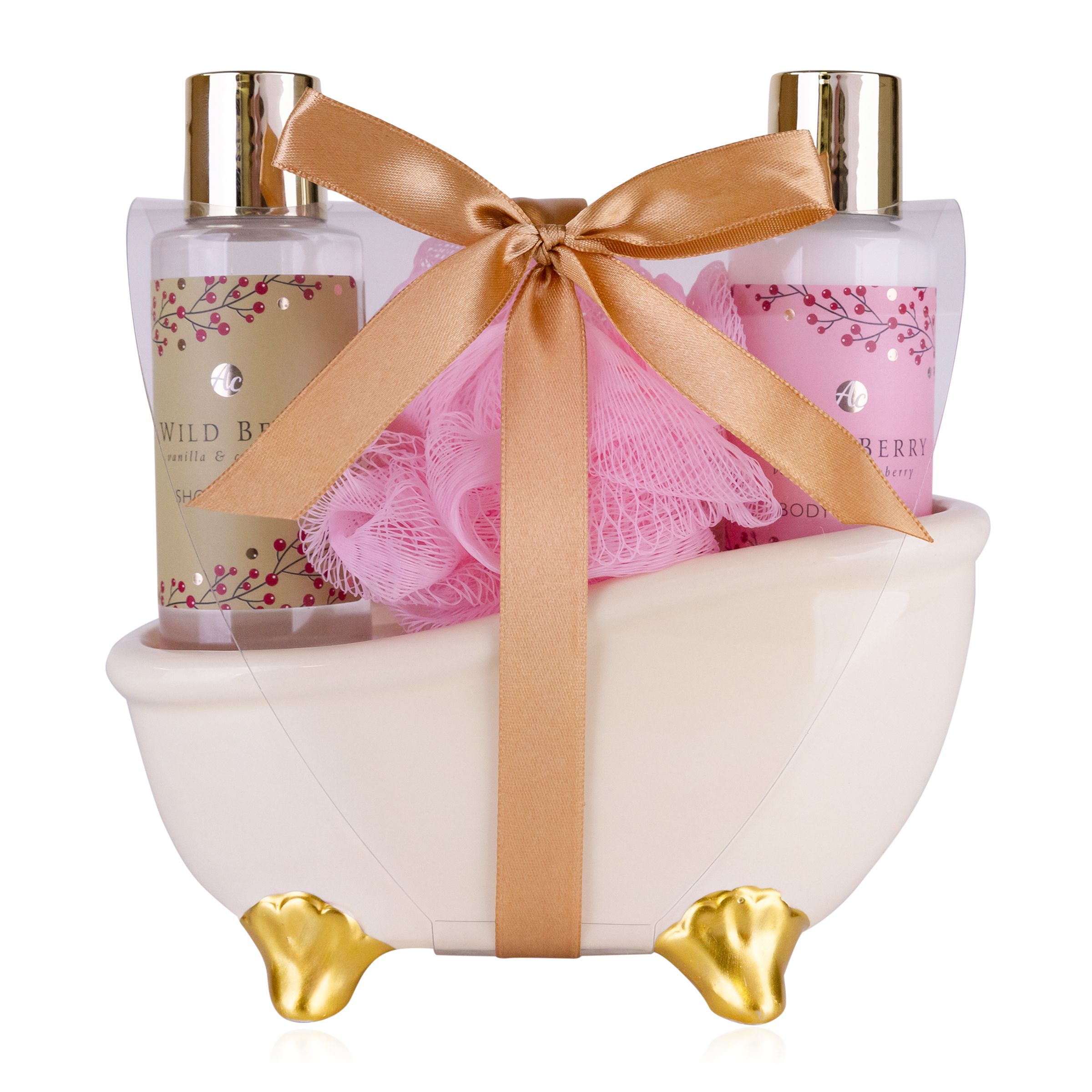 accentra Gift Set Bath Set Care Set Bathtub Wild Berry Gift Idea, 1 St