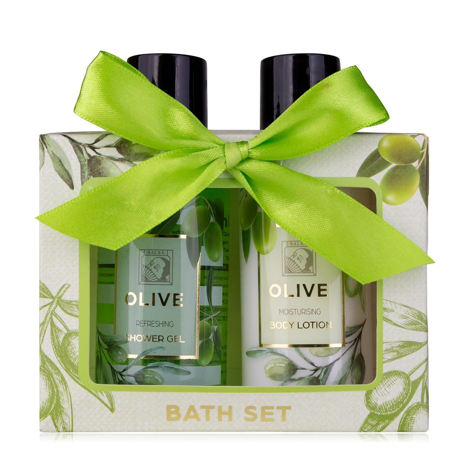 accentra Gift Set Bath Set Care Set Gift Box Olive Gift Idea Gift, 1 St
