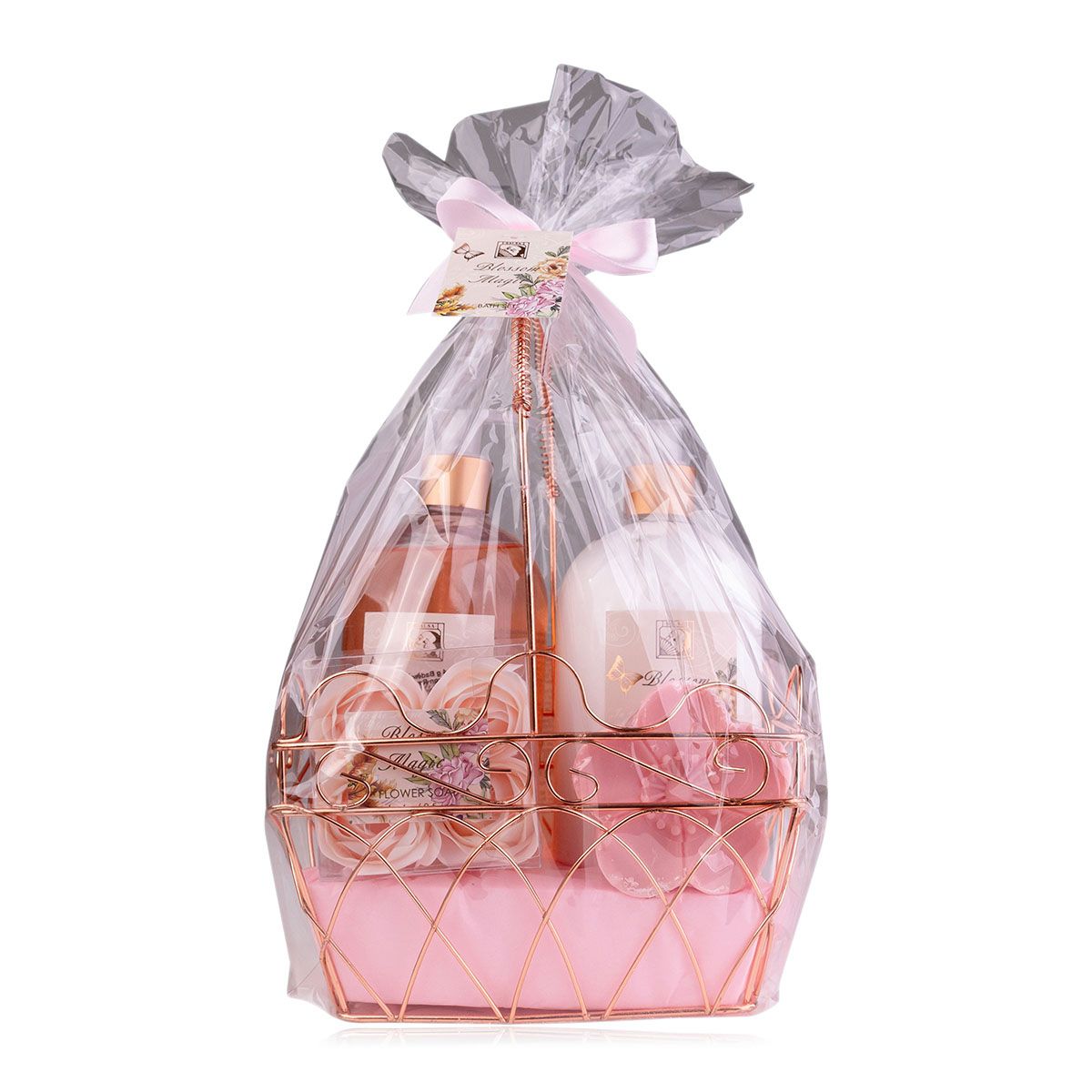 Accentra Gift Set Floral Magic Passion Fruit & Grapefruit in a Wire Basket