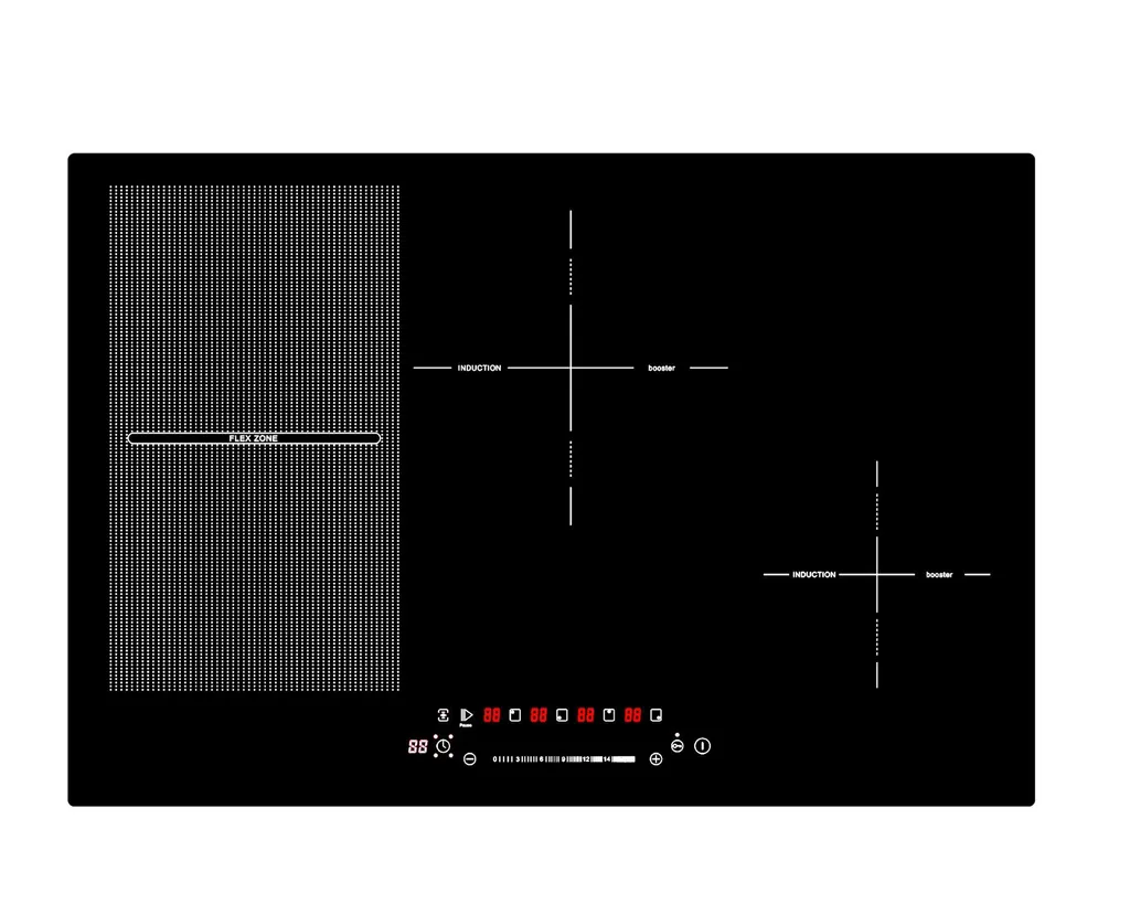 Acopino induction hob KMI5F – 77 cm, 4 cooking zones with flex zone, self-sufficient